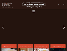 Tablet Screenshot of karczma-koszwice.pl